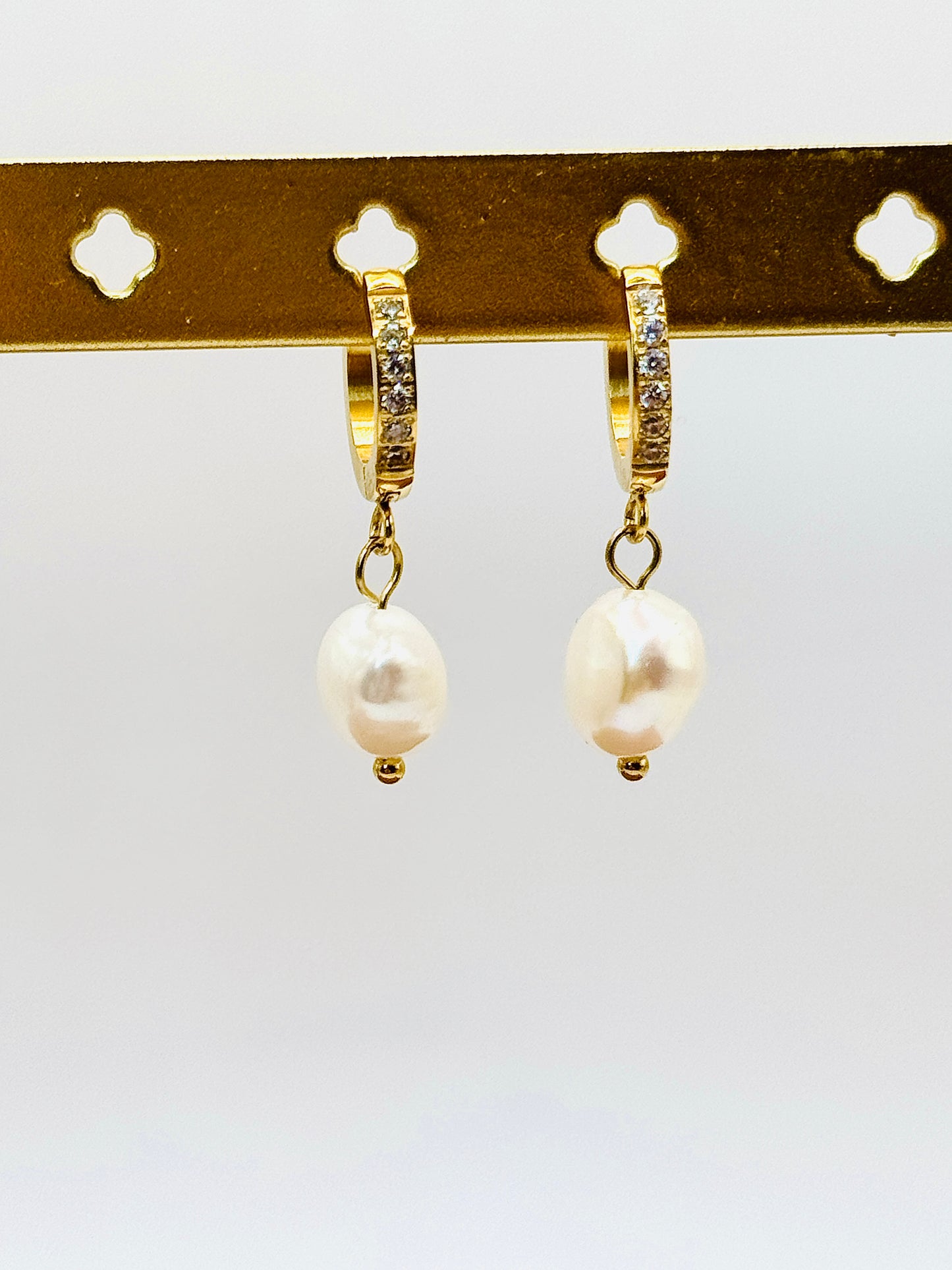 Shine Pearl Ohrringe | 18K vergoldet