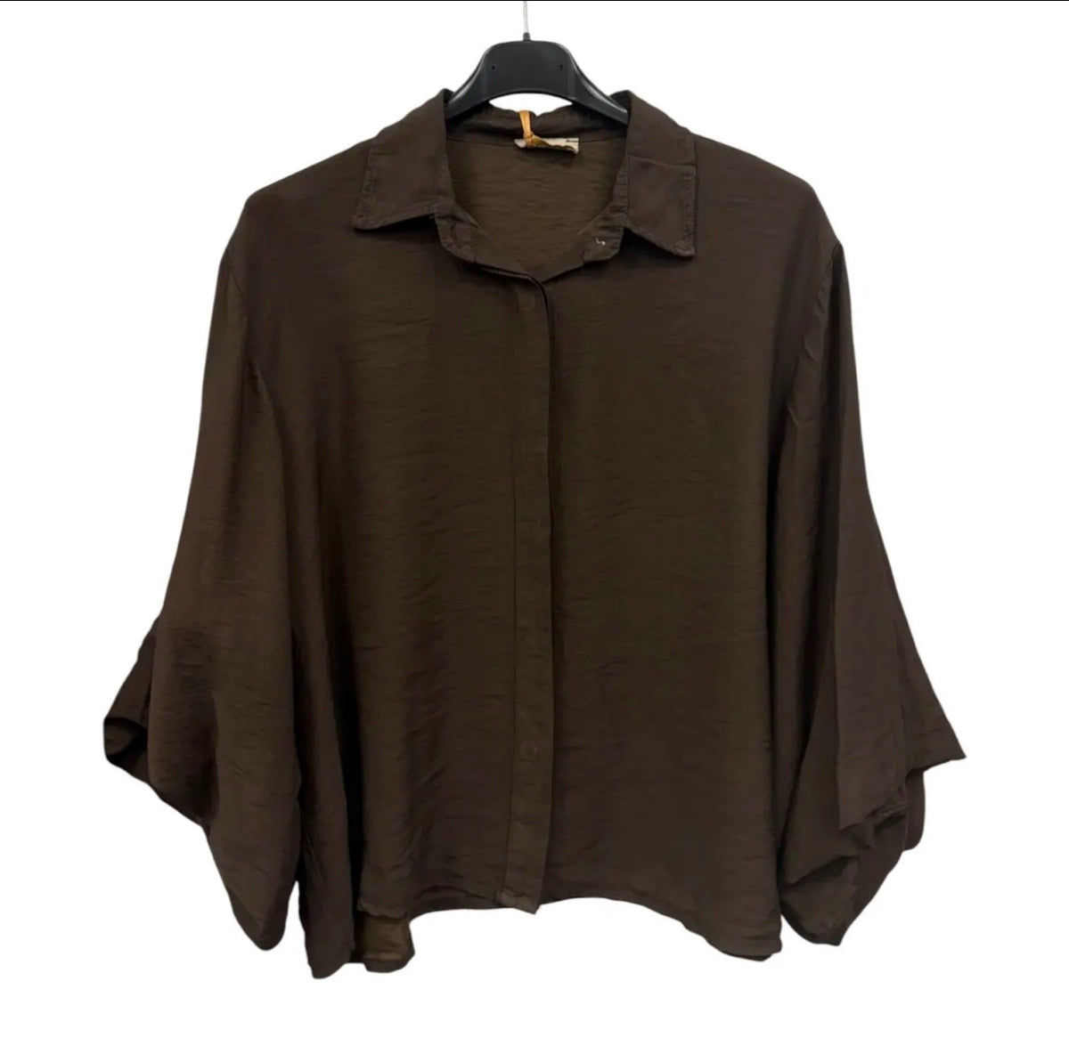 Oversize Bluse mit Fledermausärmeln - versch. Farben