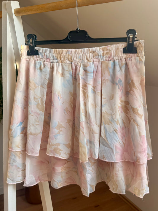 Rock mit floralem Print – Damen Rock mit Volants