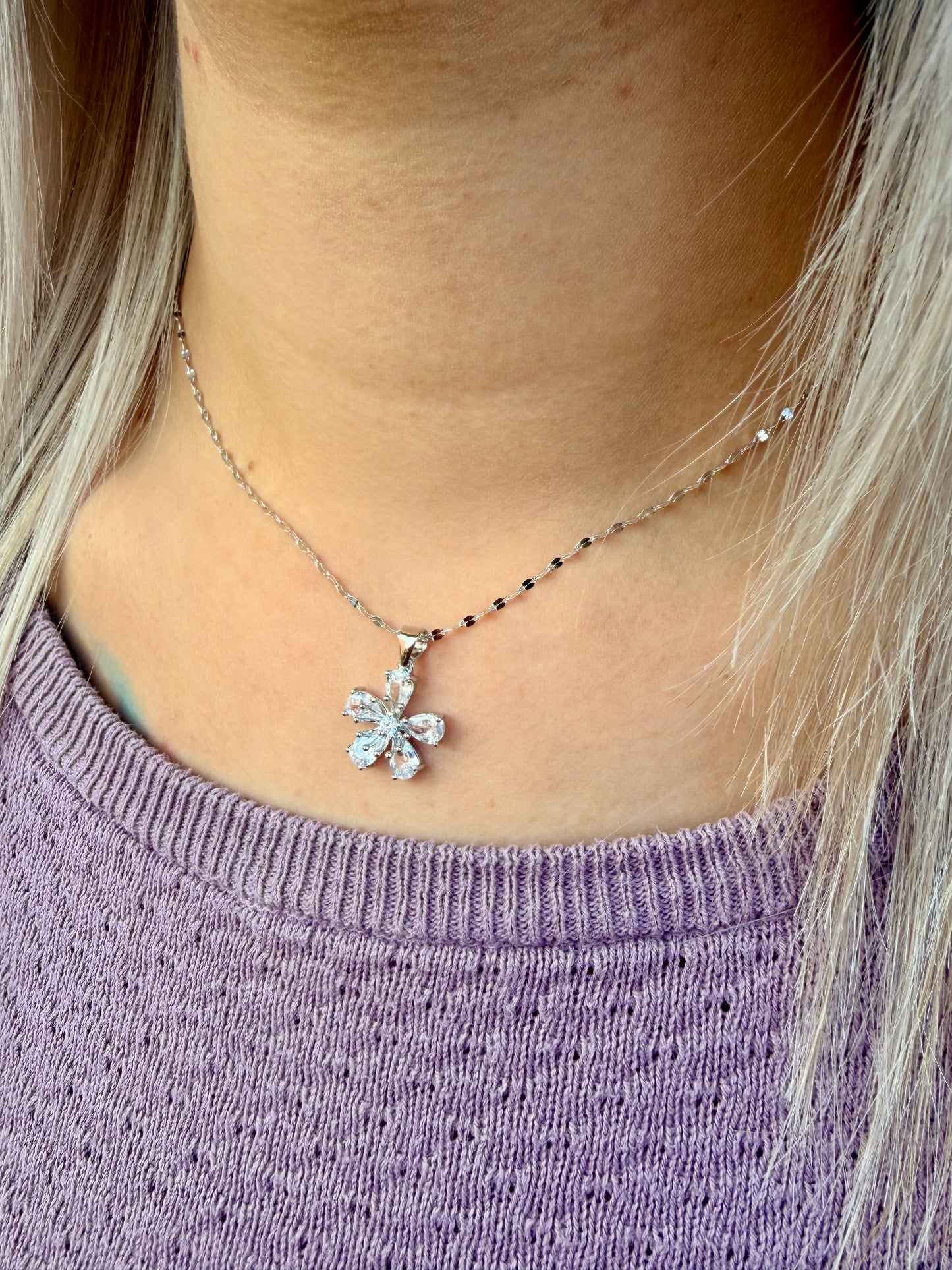 Sakura Flower Kette | 925 Echtsilber
