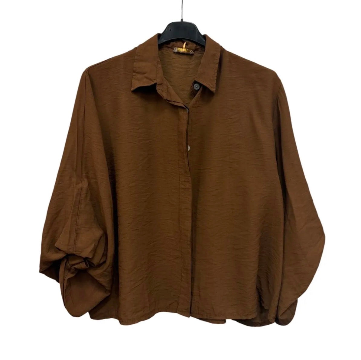 Oversize Bluse mit Fledermausärmeln - versch. Farben