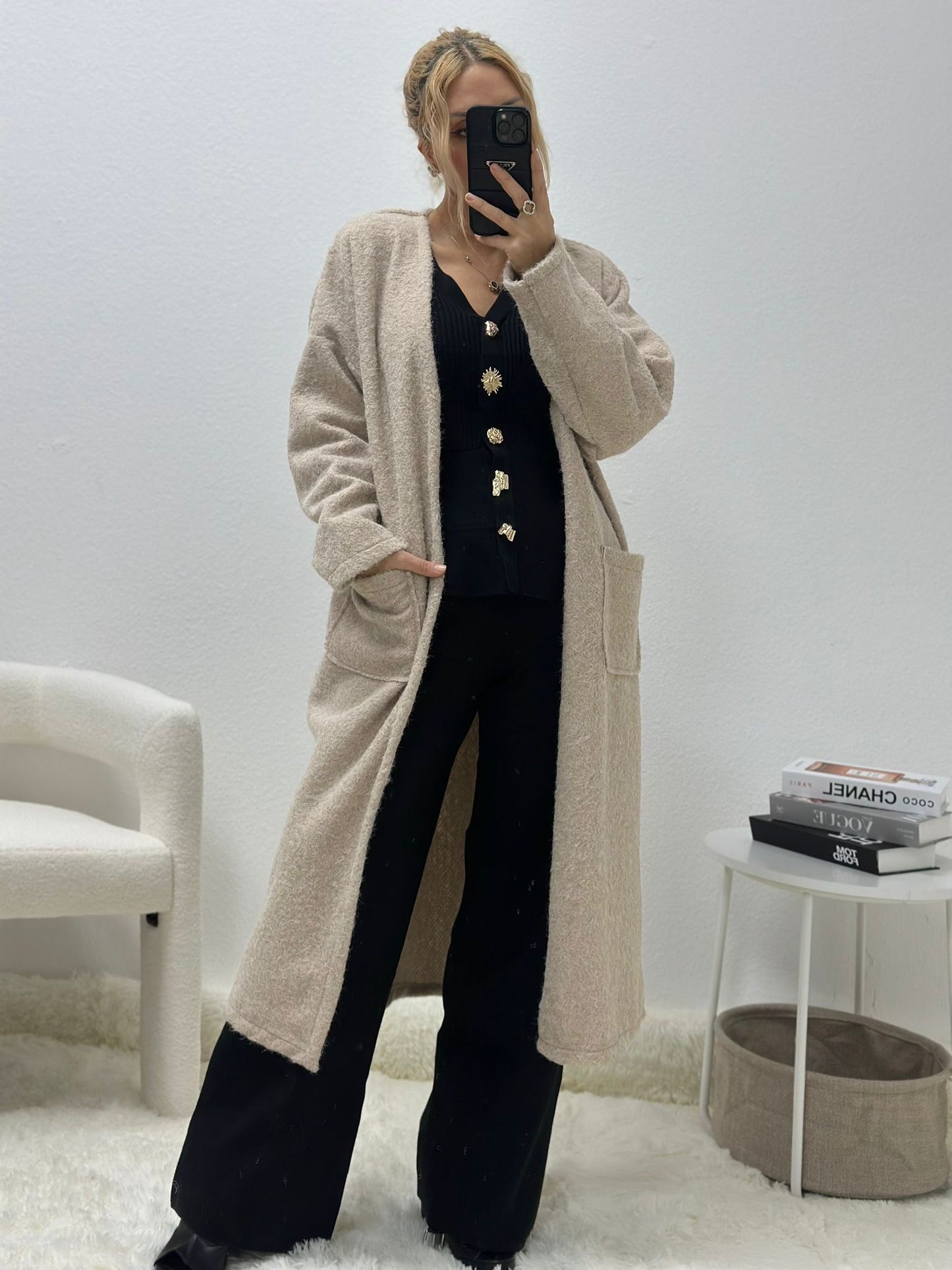 Oversized Mantel in Trendfarben | Cardigan