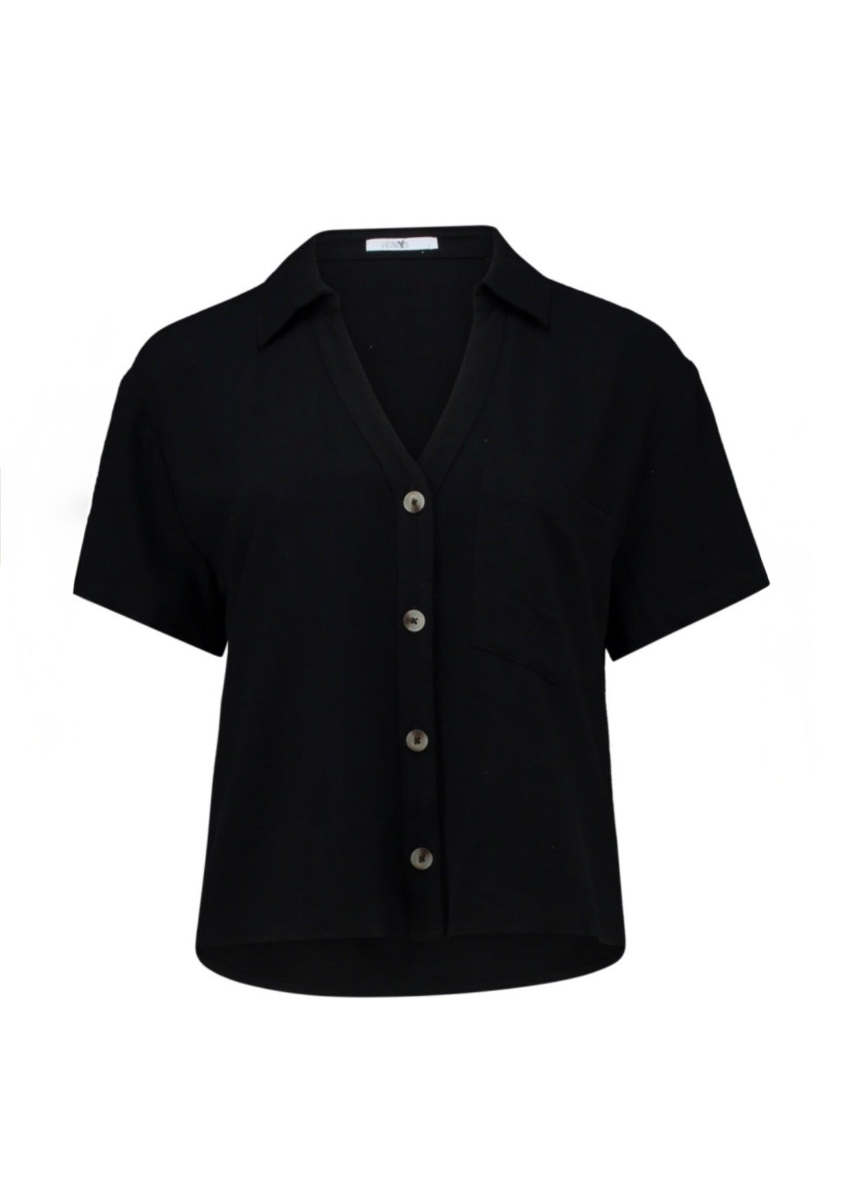 Leichte Bluse - schwarz