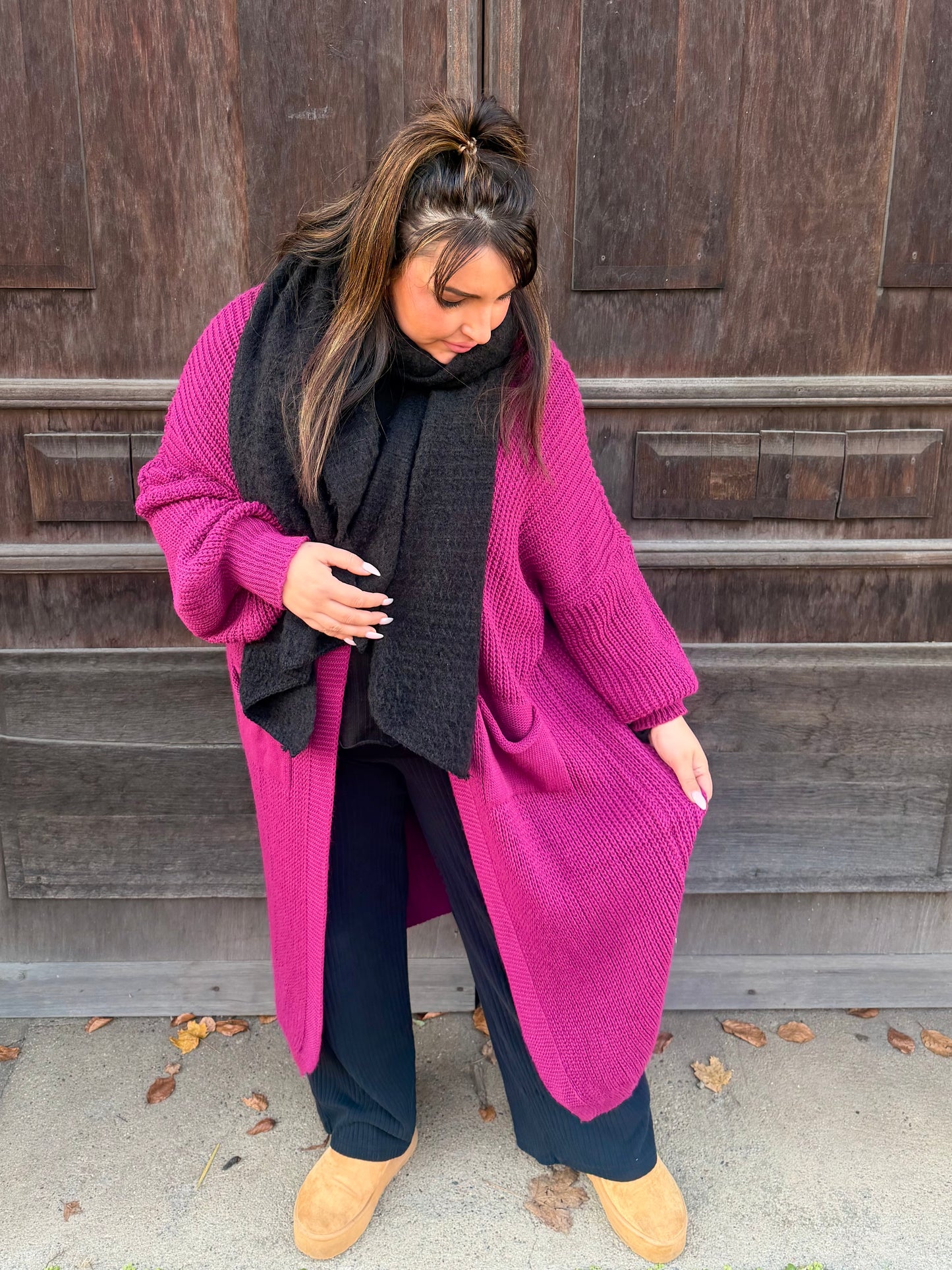 Cosy Knit Long Cardigan