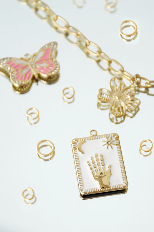 Vintage Charme - Weiß & Gold