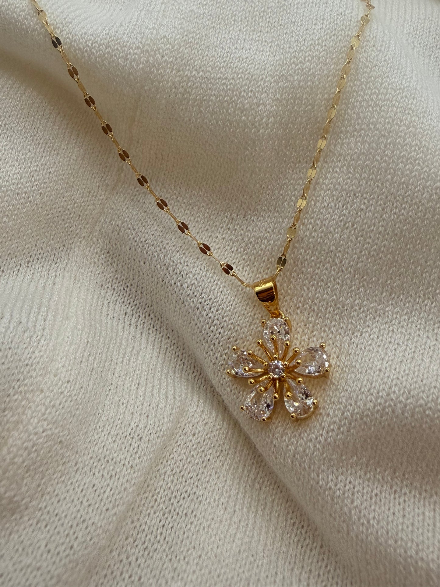 Sakura Flower Kette | 925 Echtsilber