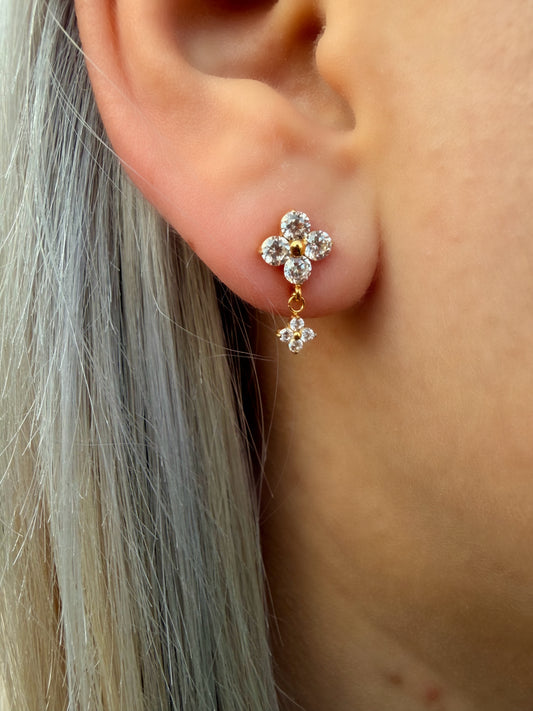 Double Four Ohrstecker | Titan