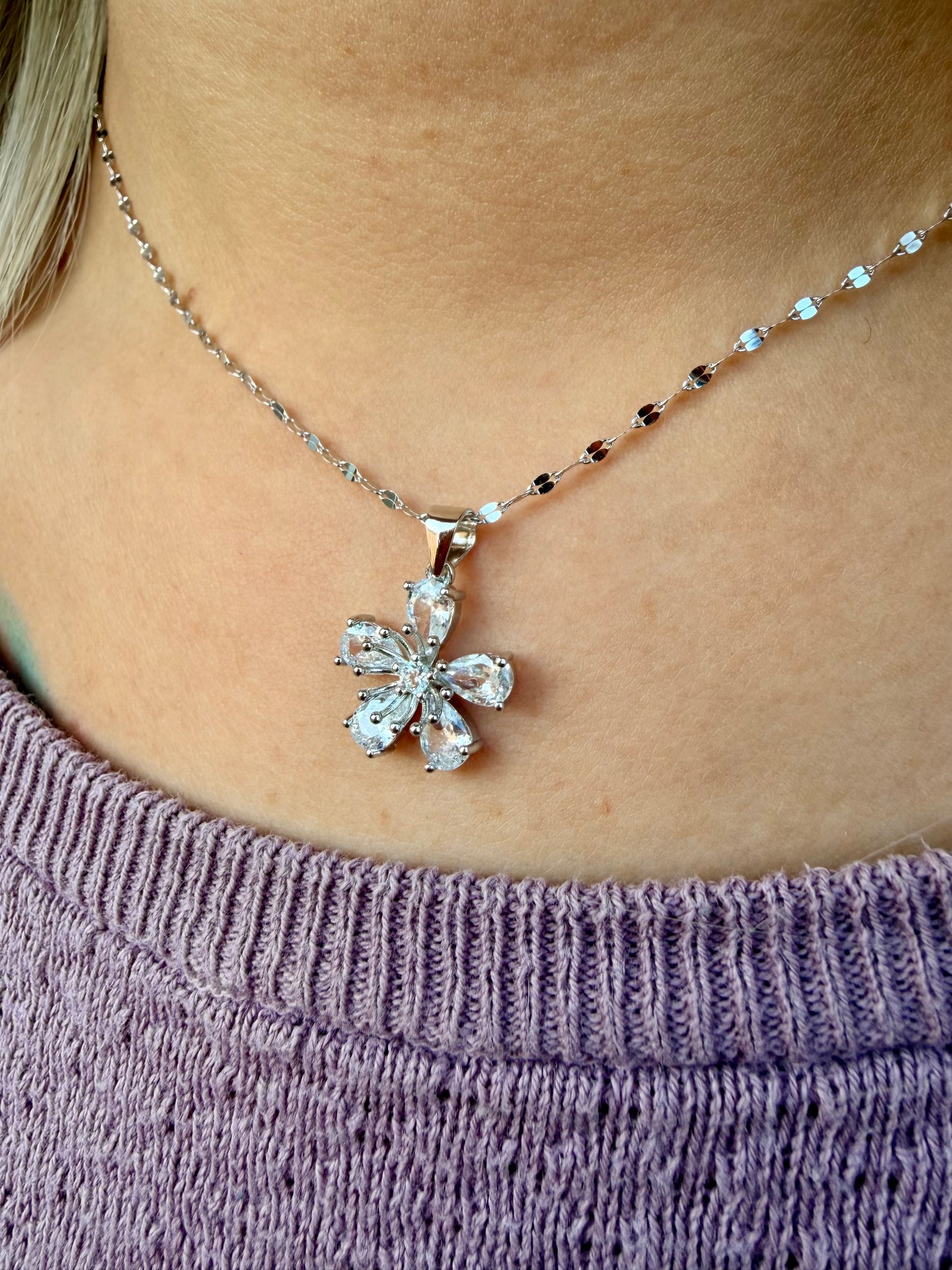 Sakura Flower Kette | 925 Echtsilber
