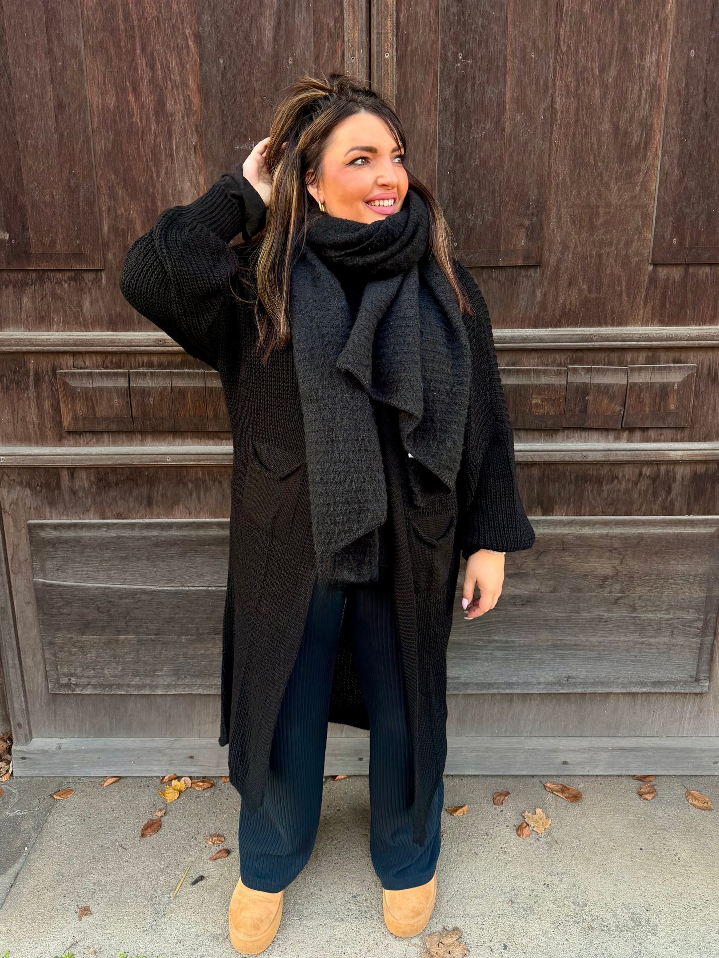 Cosy Knit Long Cardigan