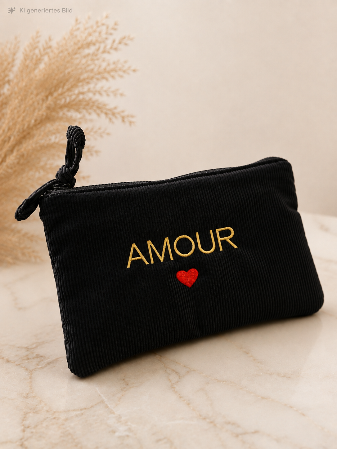 AMOUR Täschchen aus Baumwoll-Cord ❤️