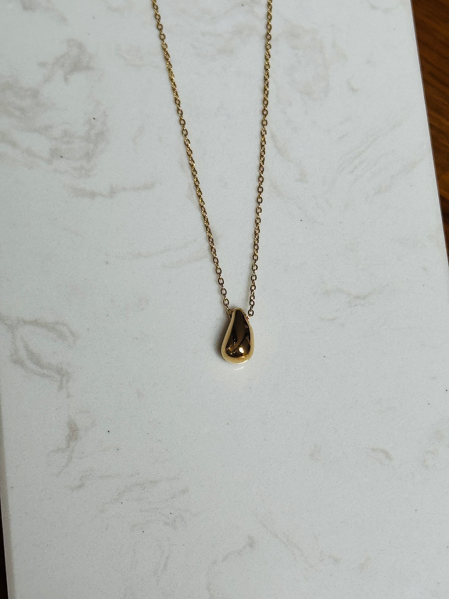 Drop Deluxe Halskette | 18K vergoldet