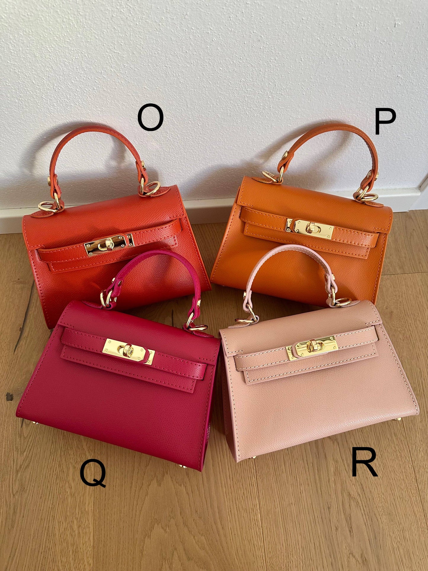 MINI K - Handtasche aus echtem Leder