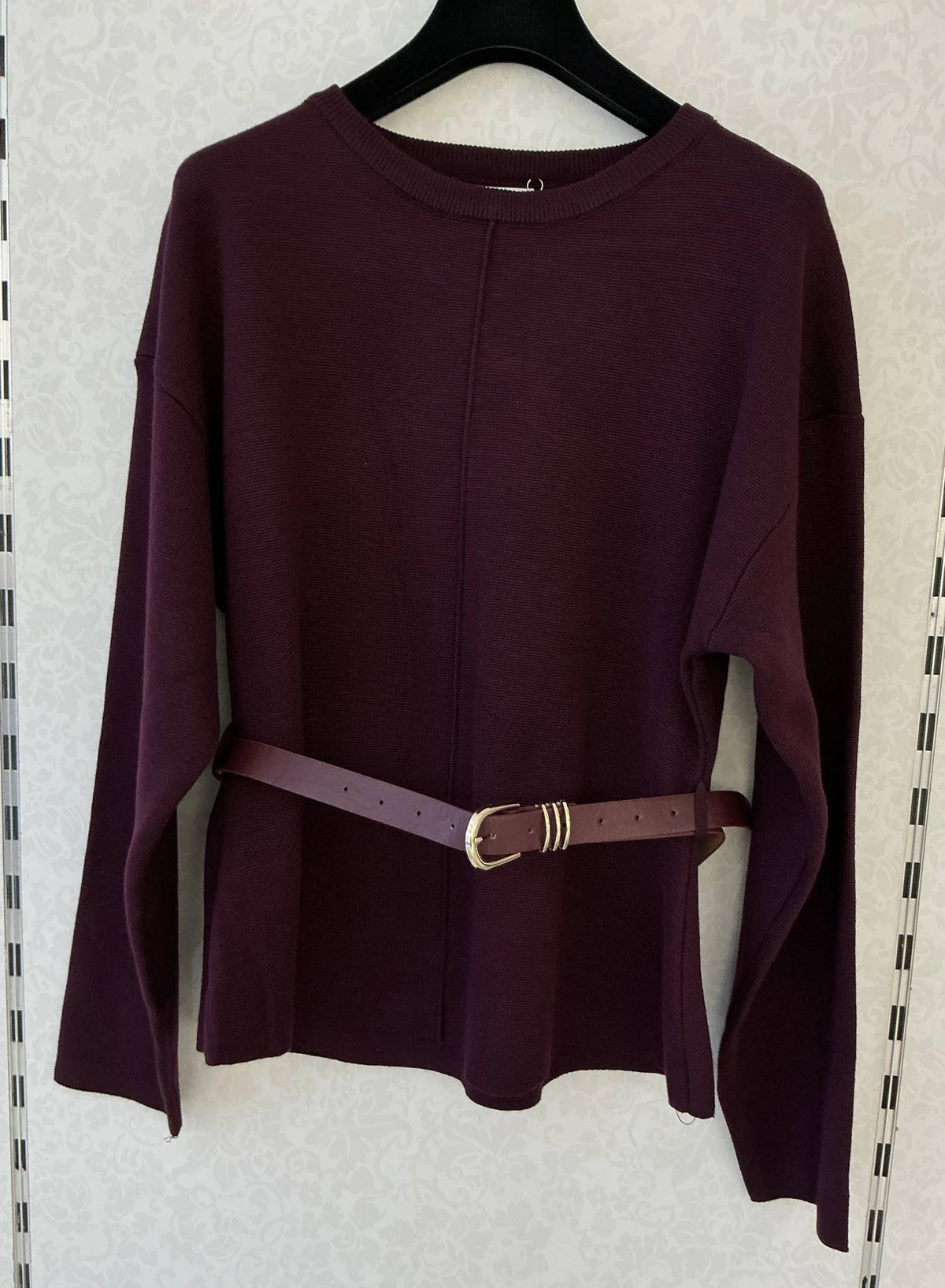 Gürtelpullover Chic [10638]