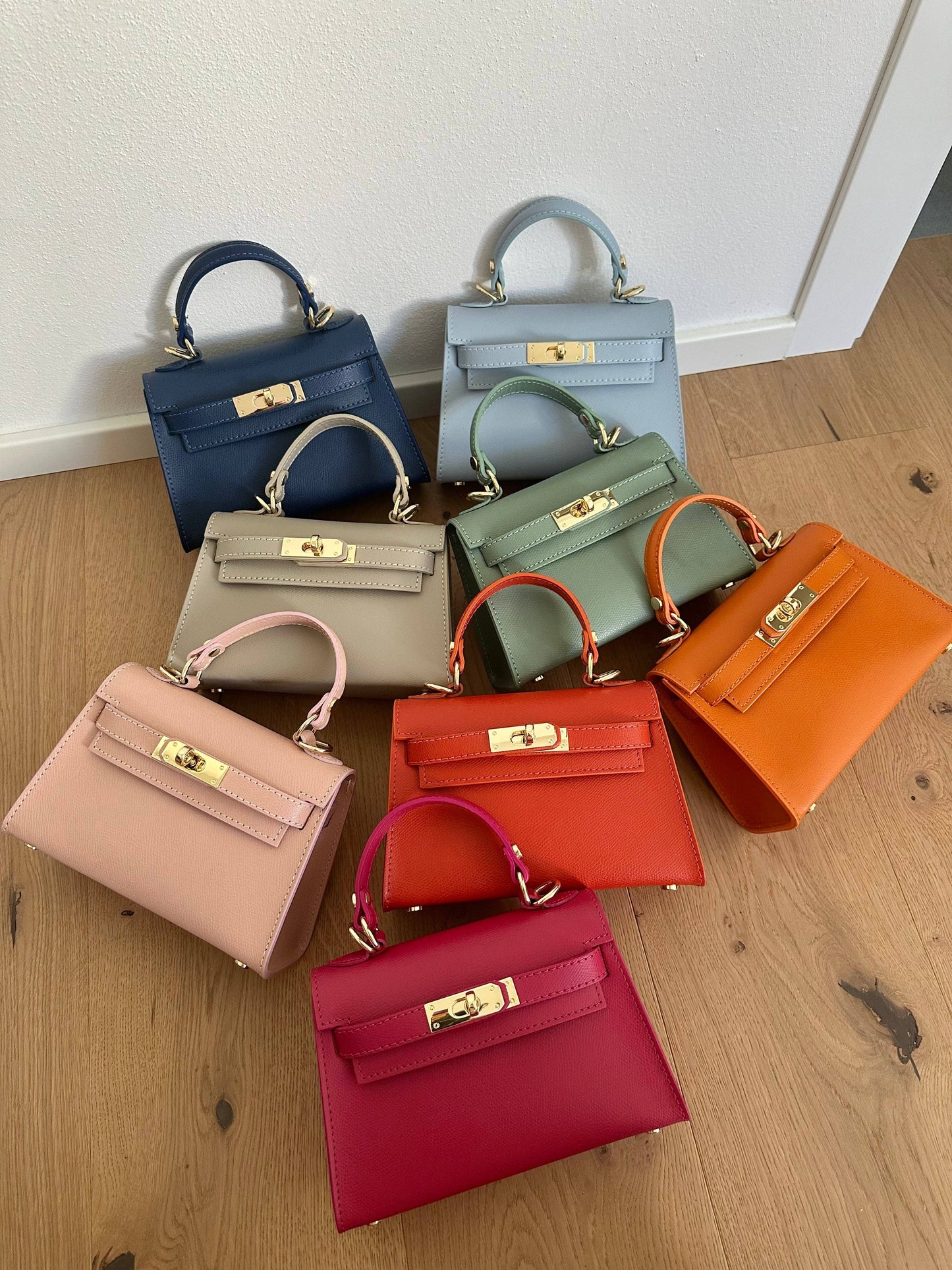 MINI K - Handtasche aus echtem Leder