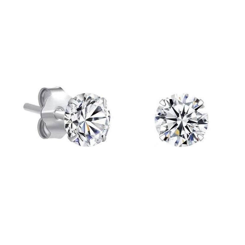 Bright Diamond | 18K vergoldete Ohrstecker