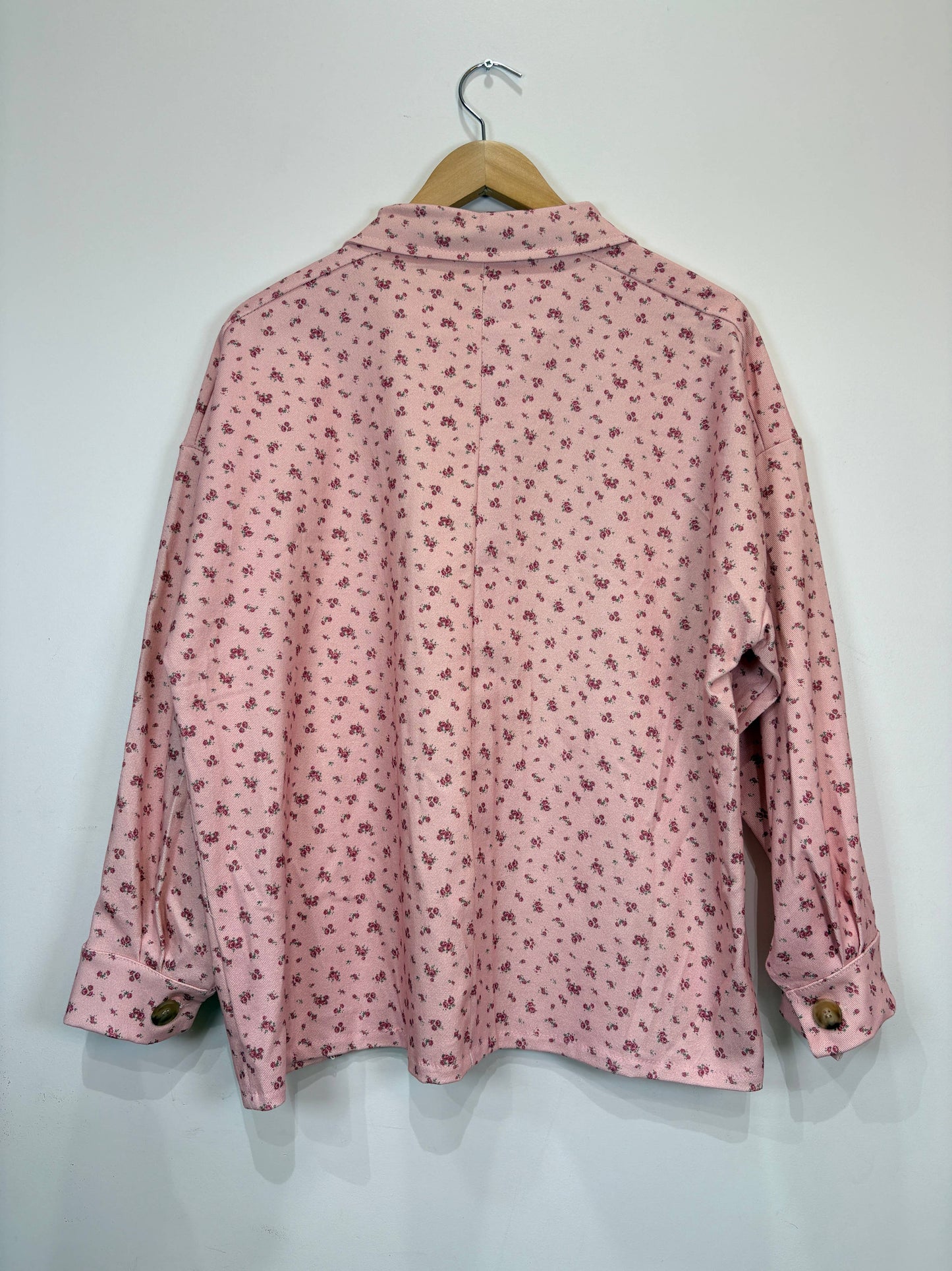 Große Größen Denimjacke mit Blumenprint PV2630GT