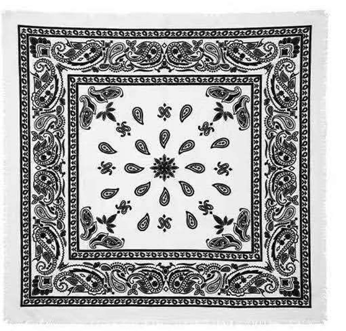 Quadratisches Damen-Bandana mit Paisley-Muster: Taupe / SIE
