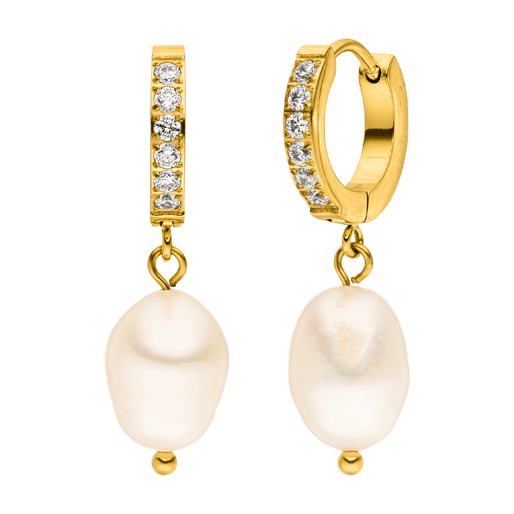 Shine Pearl Ohrringe | 18K vergoldet