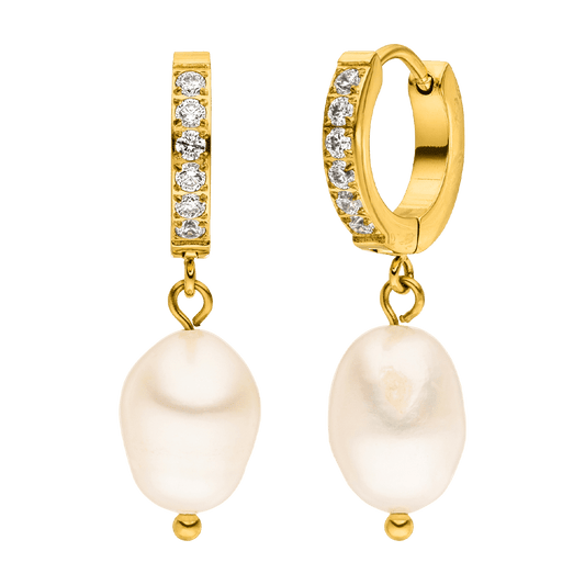 Shine Pearl Ohrringe | 18K vergoldet