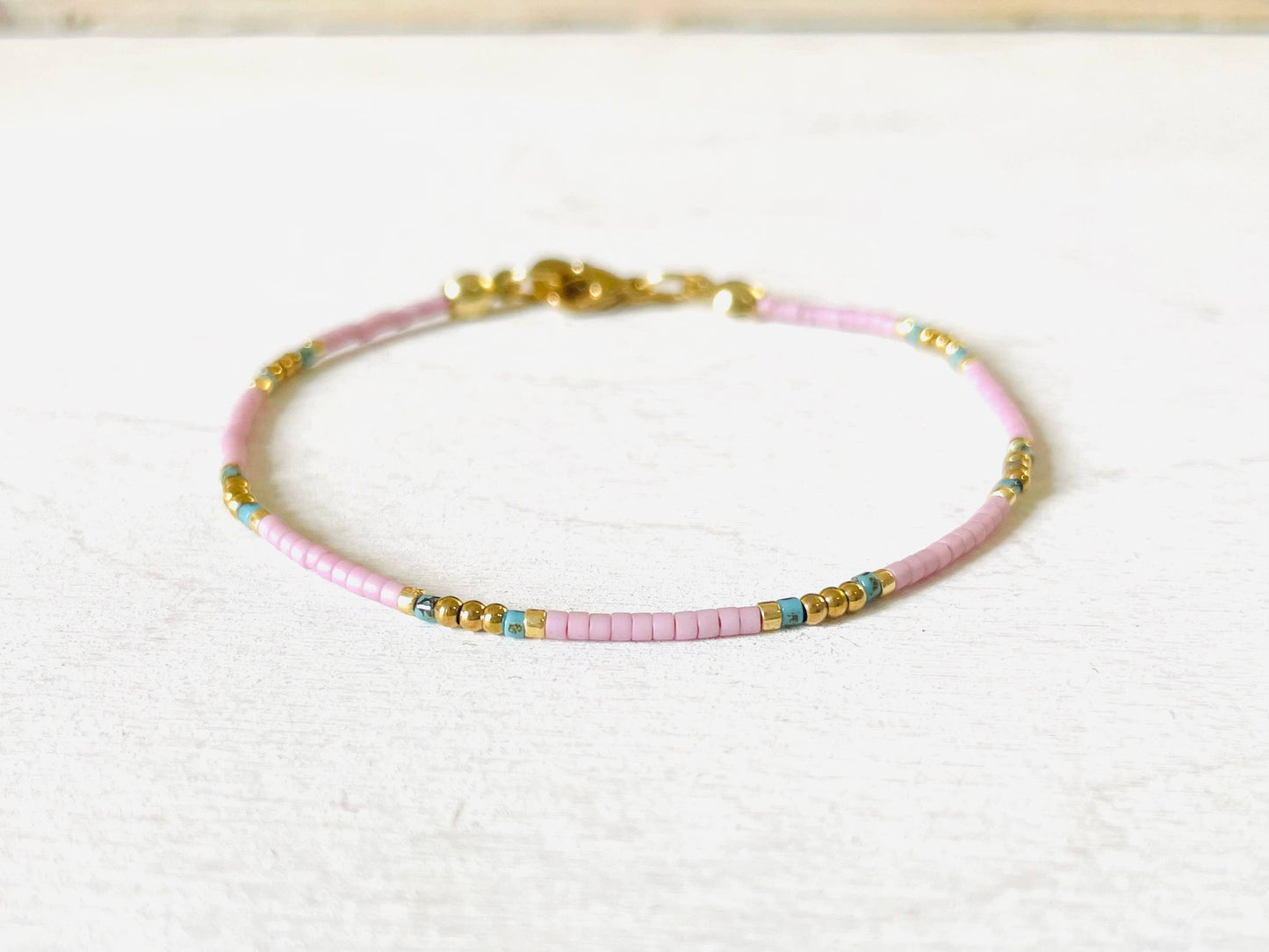 Edelstahlarmbänder Damen, Perlenarmbänder N027