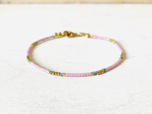 Edelstahlarmbänder Damen, Perlenarmbänder N027