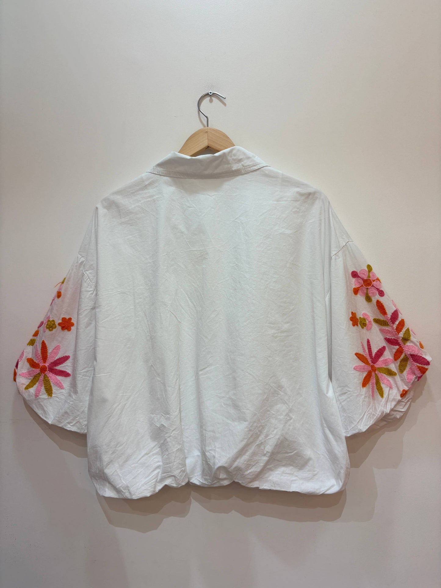 Overshirtjacke mit bestickten Ärmeln PV2648