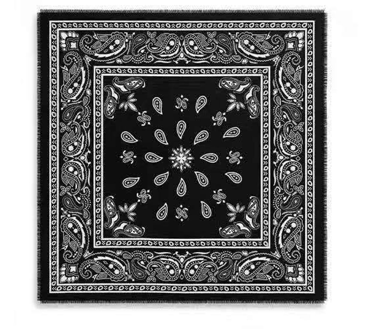 Quadratisches Damen-Bandana mit Paisley-Muster: Taupe / SIE