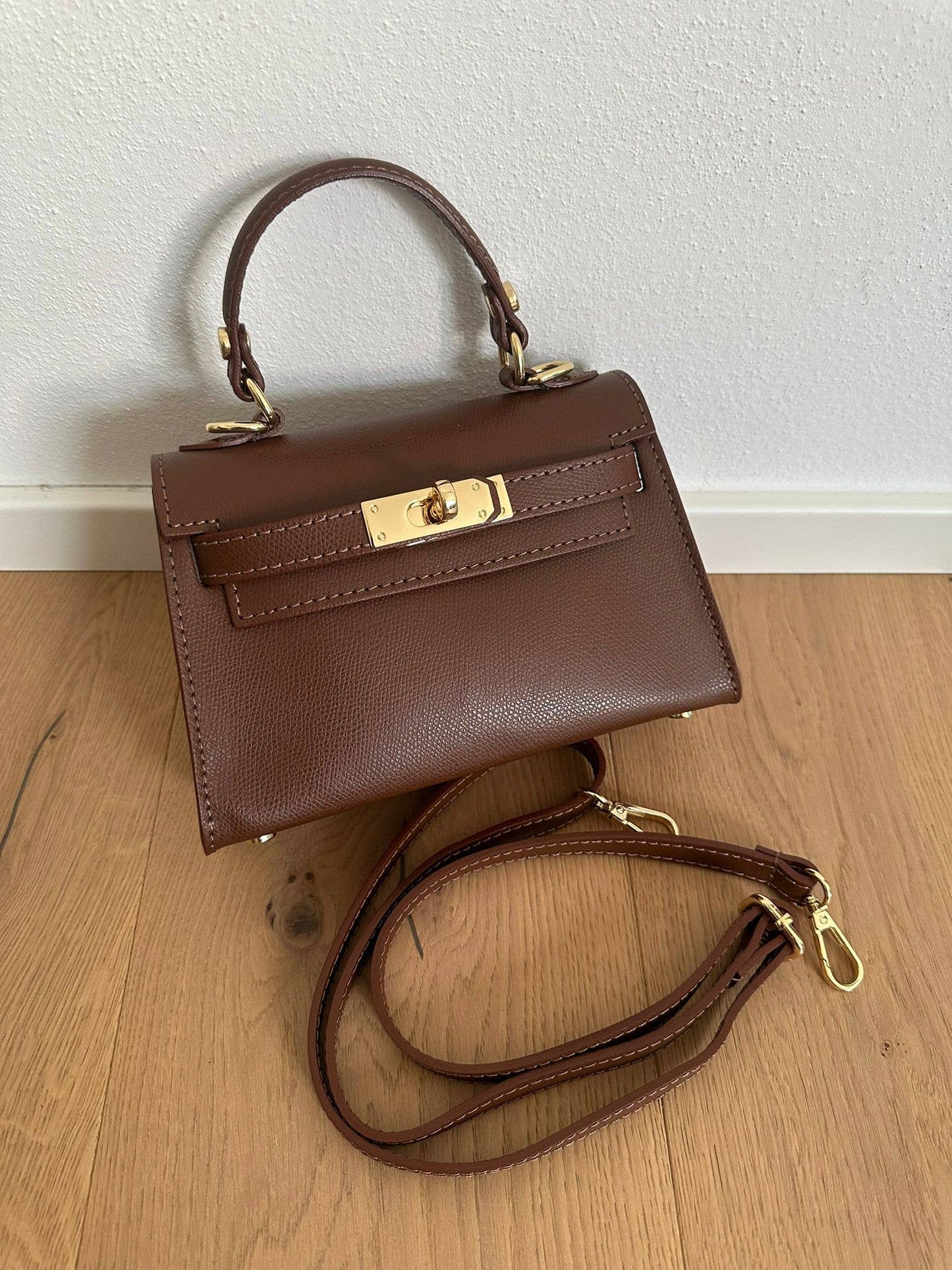 MINI K - Handtasche aus echtem Leder