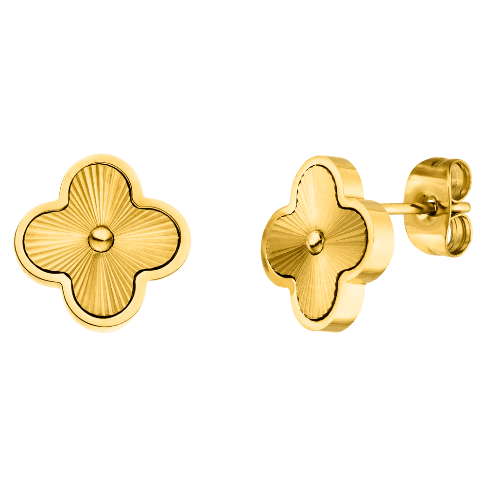 Shine Clover Ohrstecker | 18K vergoldet