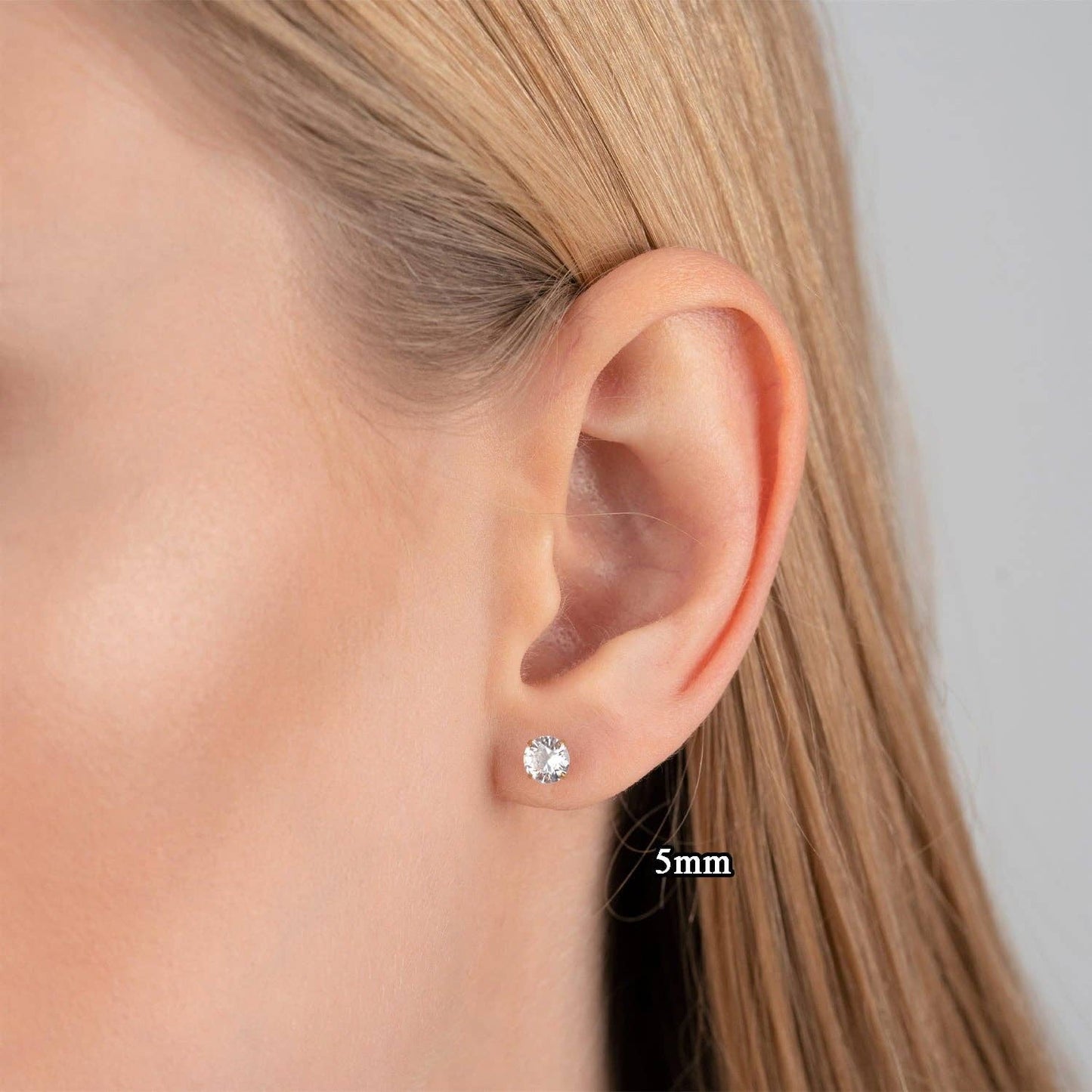 Bright Diamond | 18K vergoldete Ohrstecker