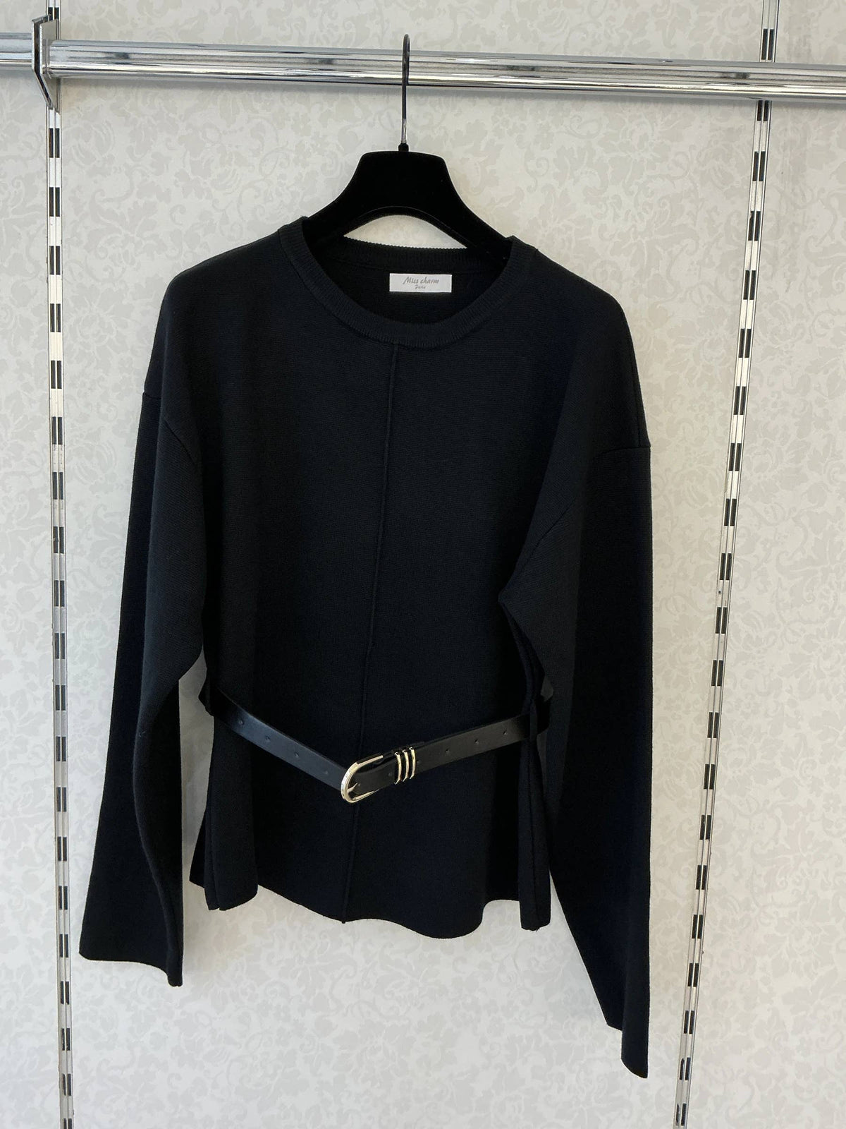 Gürtelpullover Chic [10638]